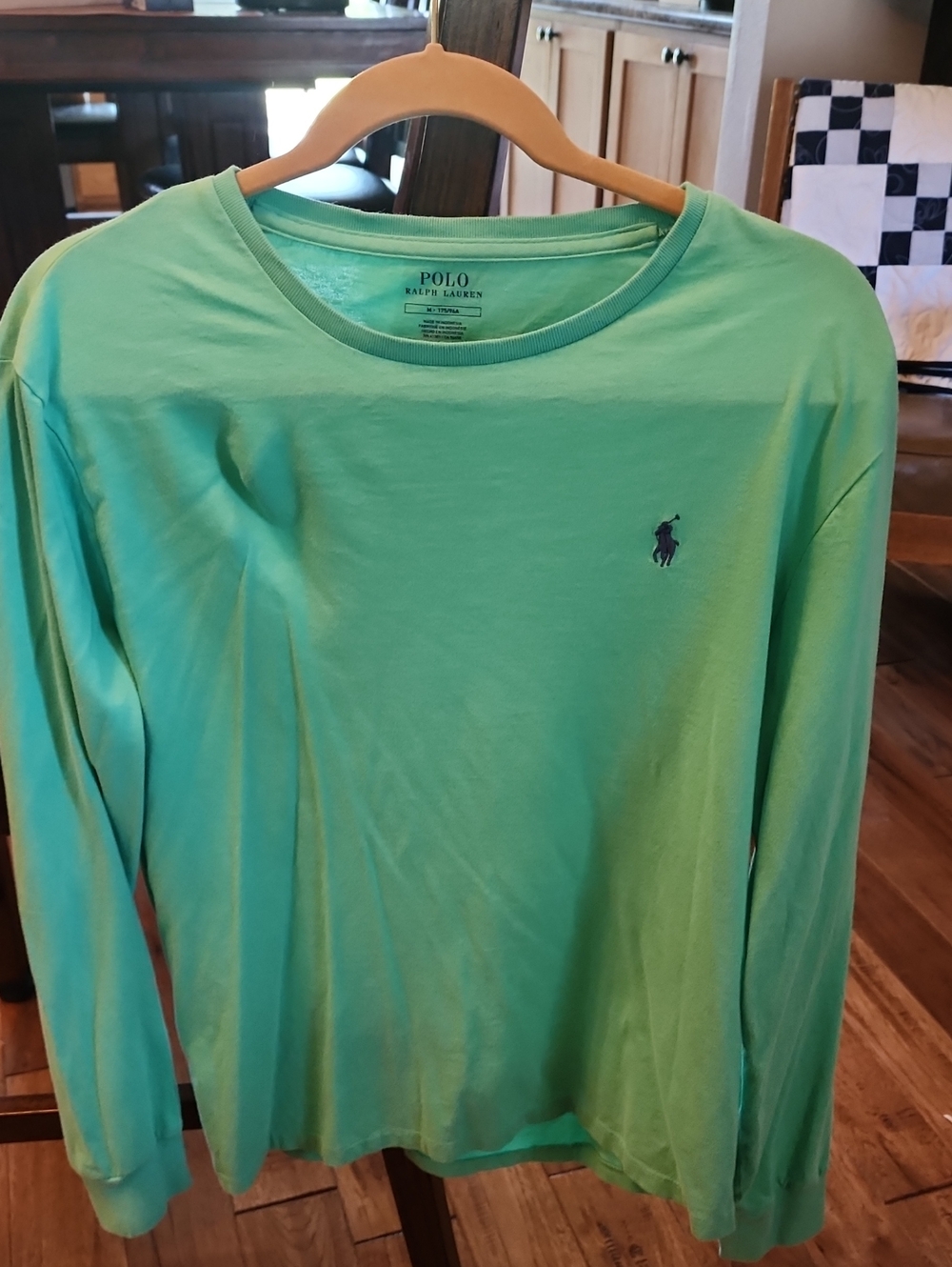 Polo by Ralph Lauren Long-Sleeve Crewneck Shirt - Mint
